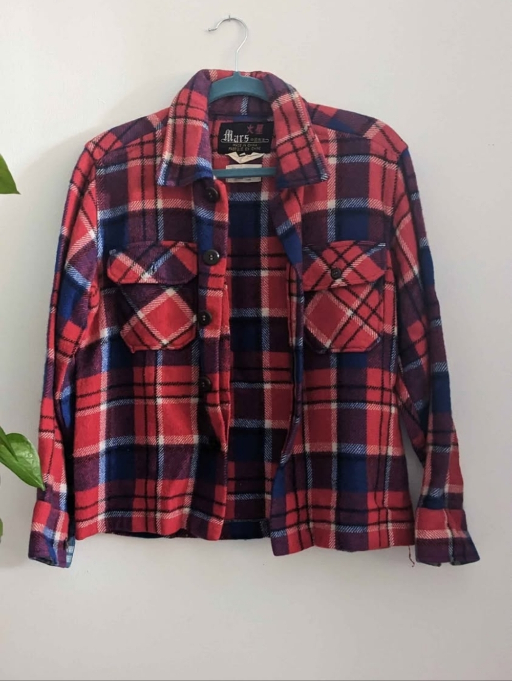 Vintage Wool Plaid Shacket
